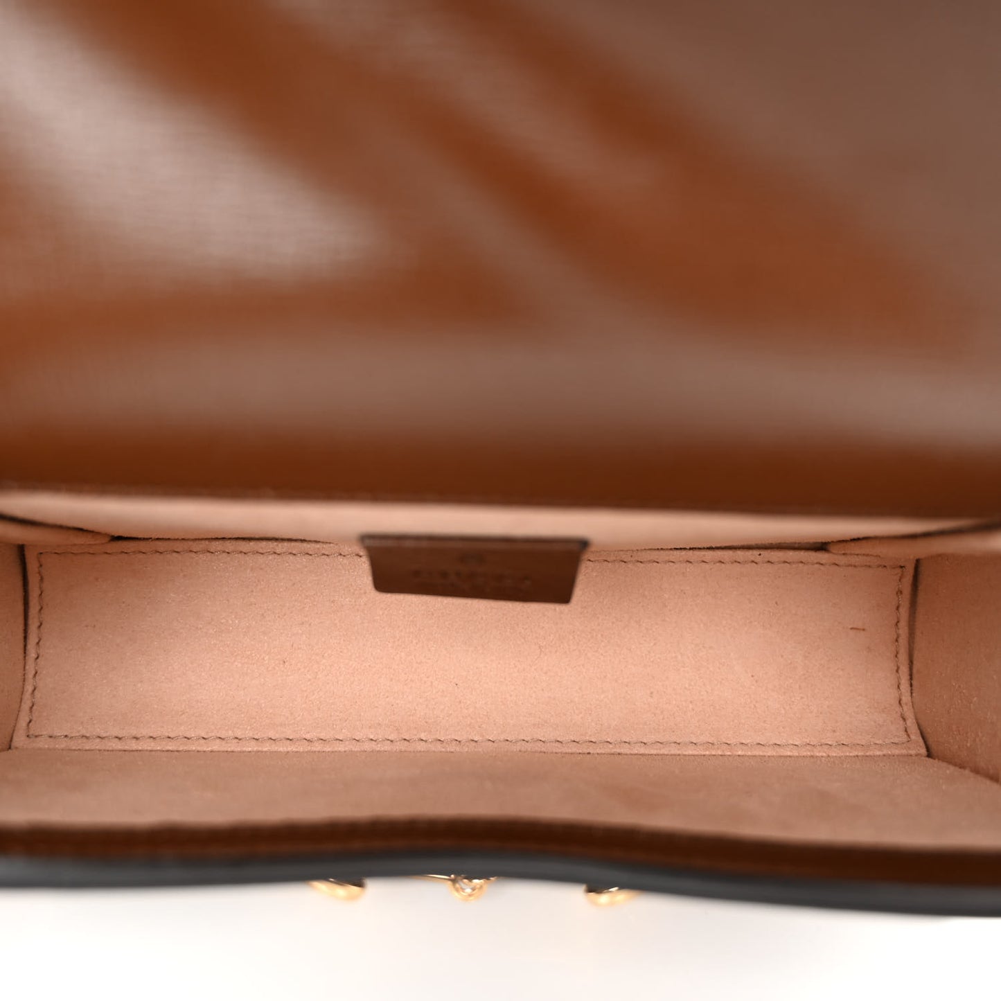 GG Supreme Monogram Mini Horsebit 1955 Shoulder Bag Beige Brown Sugar