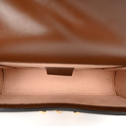 Gucci GG Supreme Monogram Mini Horsebit 1955 Shoulder Bag Beige Brown Sugar 5 of 10