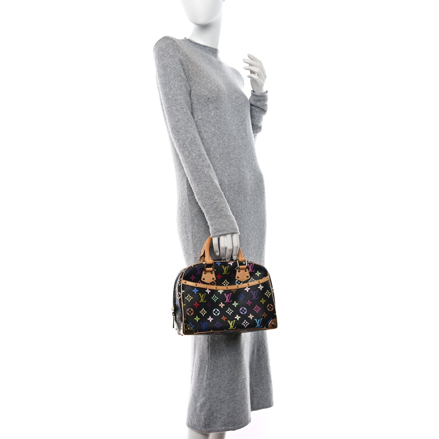 Monogram Multicolor Trouville Black