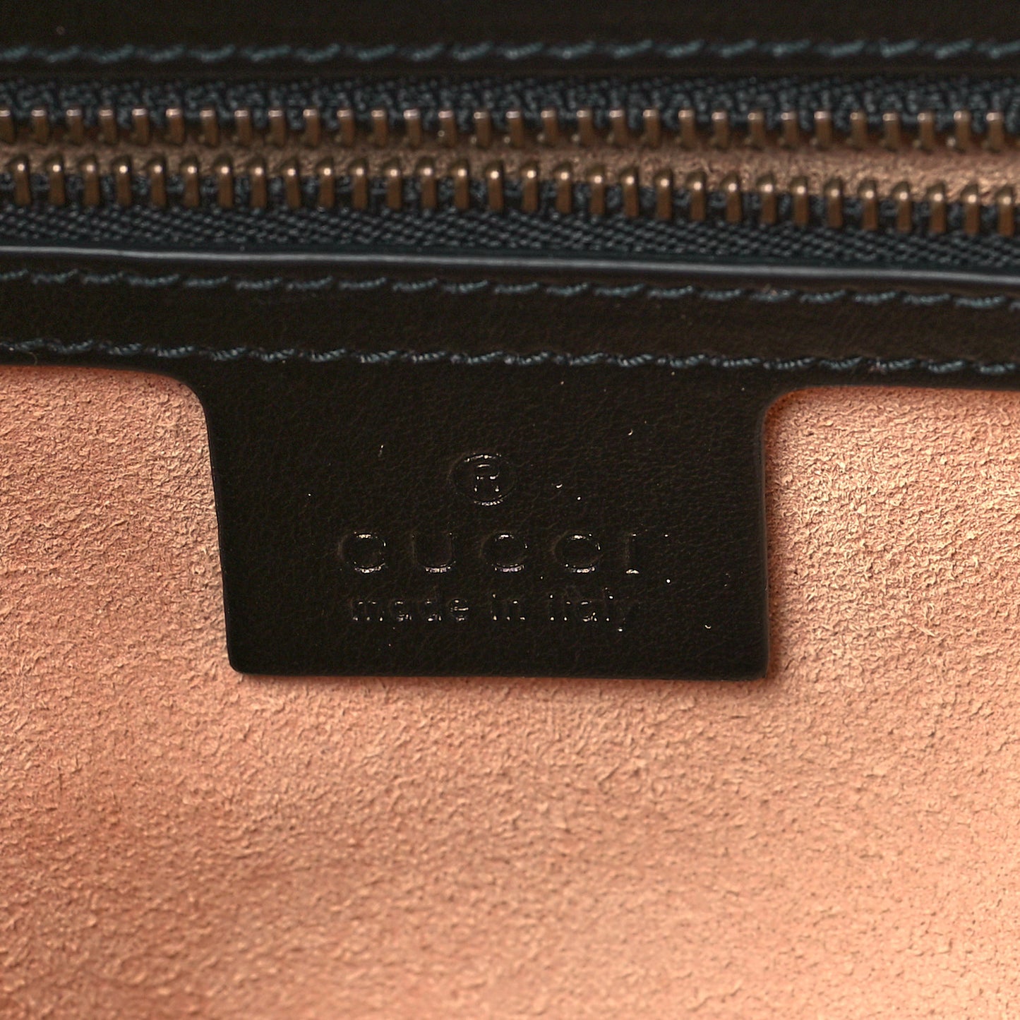 Calfskin Matelasse Sylvie Web Small GG Marmont Top Handle Shoulder Bag Black