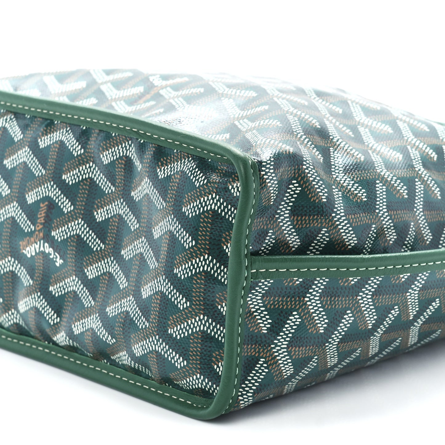 Goyardine Reversible Mini Anjou Green