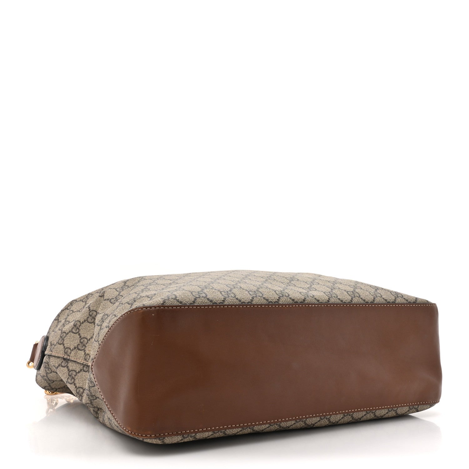 Gucci GG Supreme Monogram Large Linea A Hobo Light Brown 4 of 18