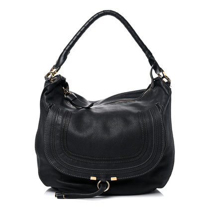 Chloe Calfskin Large Marcie Satchel Black 1 of 28