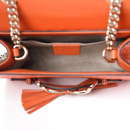 Gucci Soft Microguccissima Mini Emily Chain Shoulder Bag Sun Orange 5 of 10
