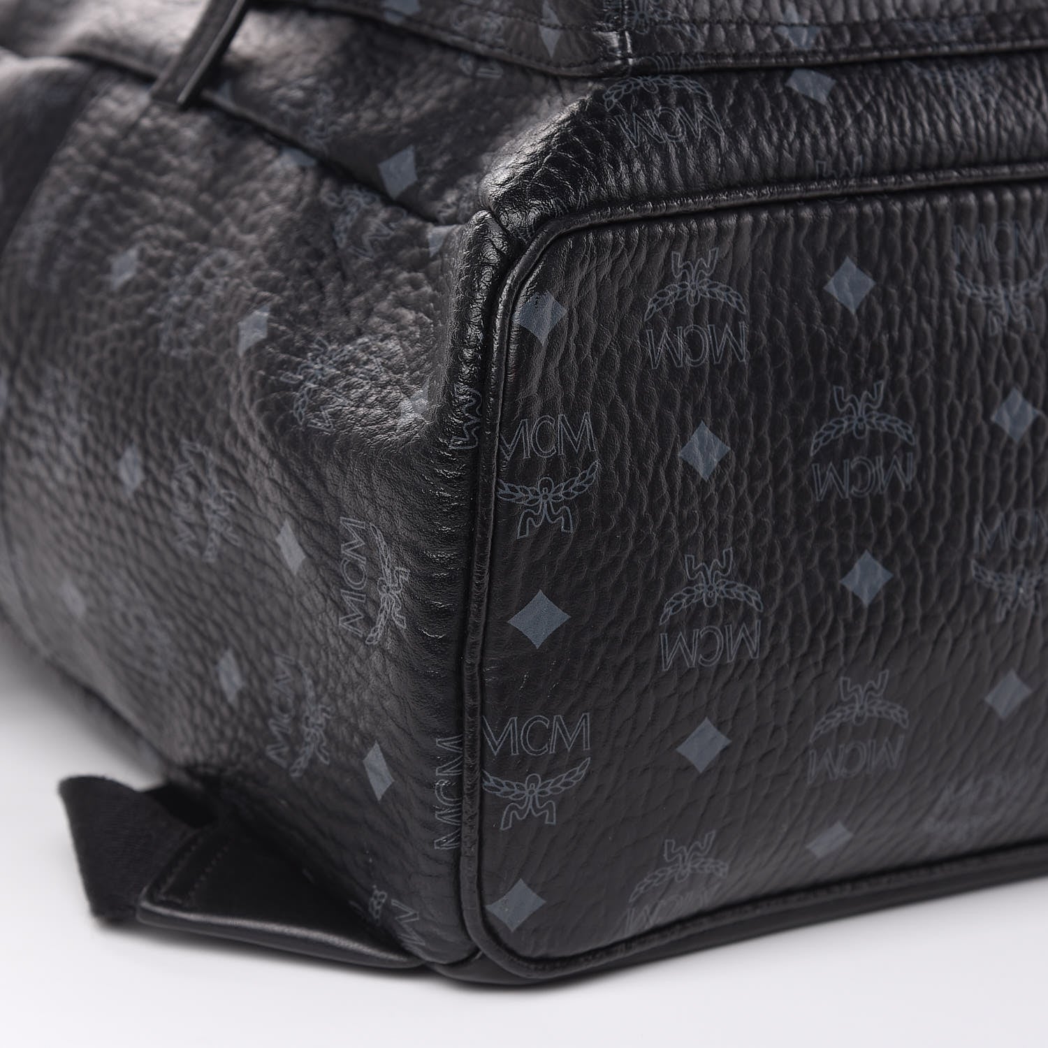 MCM Visetos Medium Stark Backpack Black 8 of 13