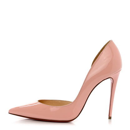 Christian Louboutin Patent Iriza 100 Pumps 38.5 Eglantine 2 of 10