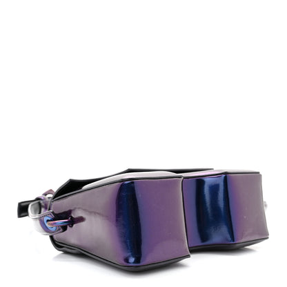 Off-White OFF WHITE Iridescent PU Burrow 22 Shoulder Bag Latex Blue 4 of 12