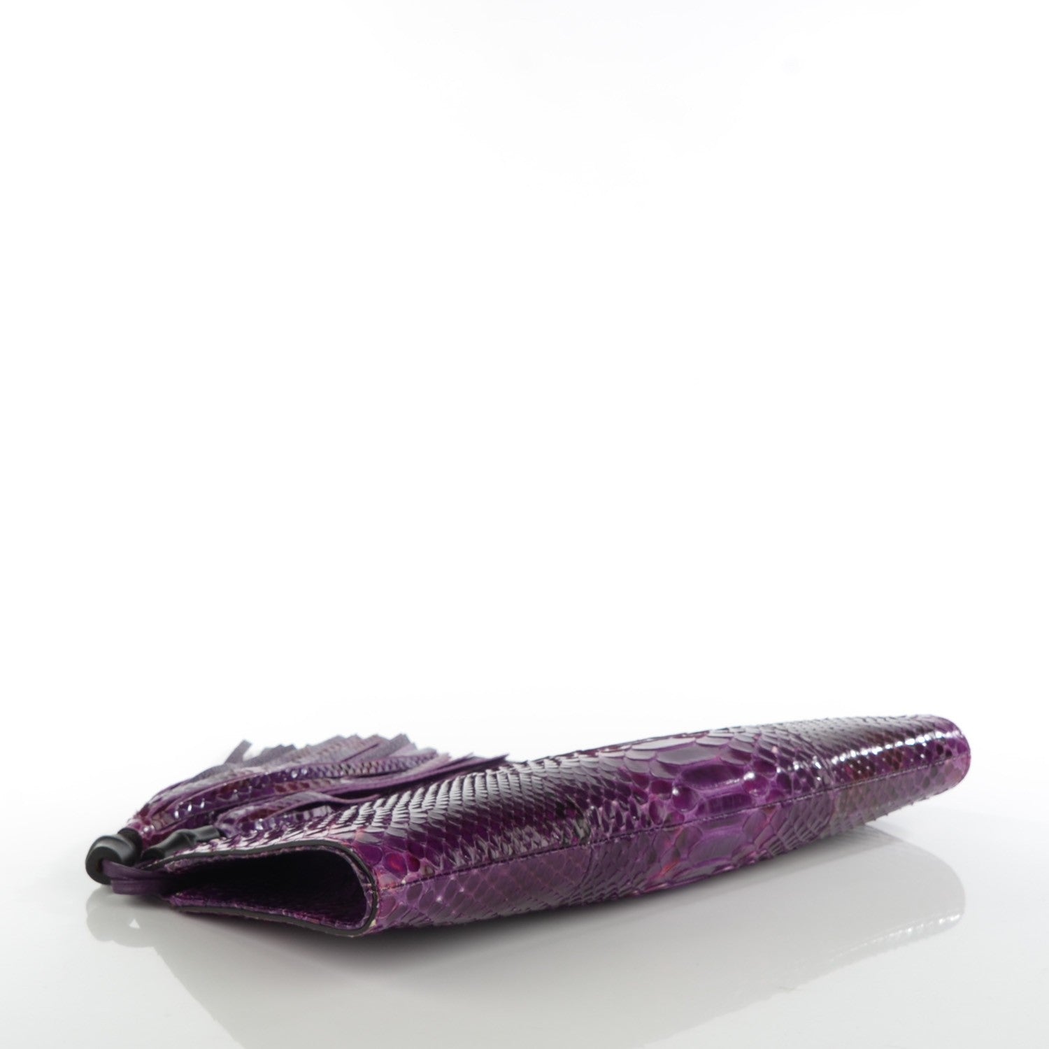 Gucci Python Small Nouveau Clutch Purple 4 of 9