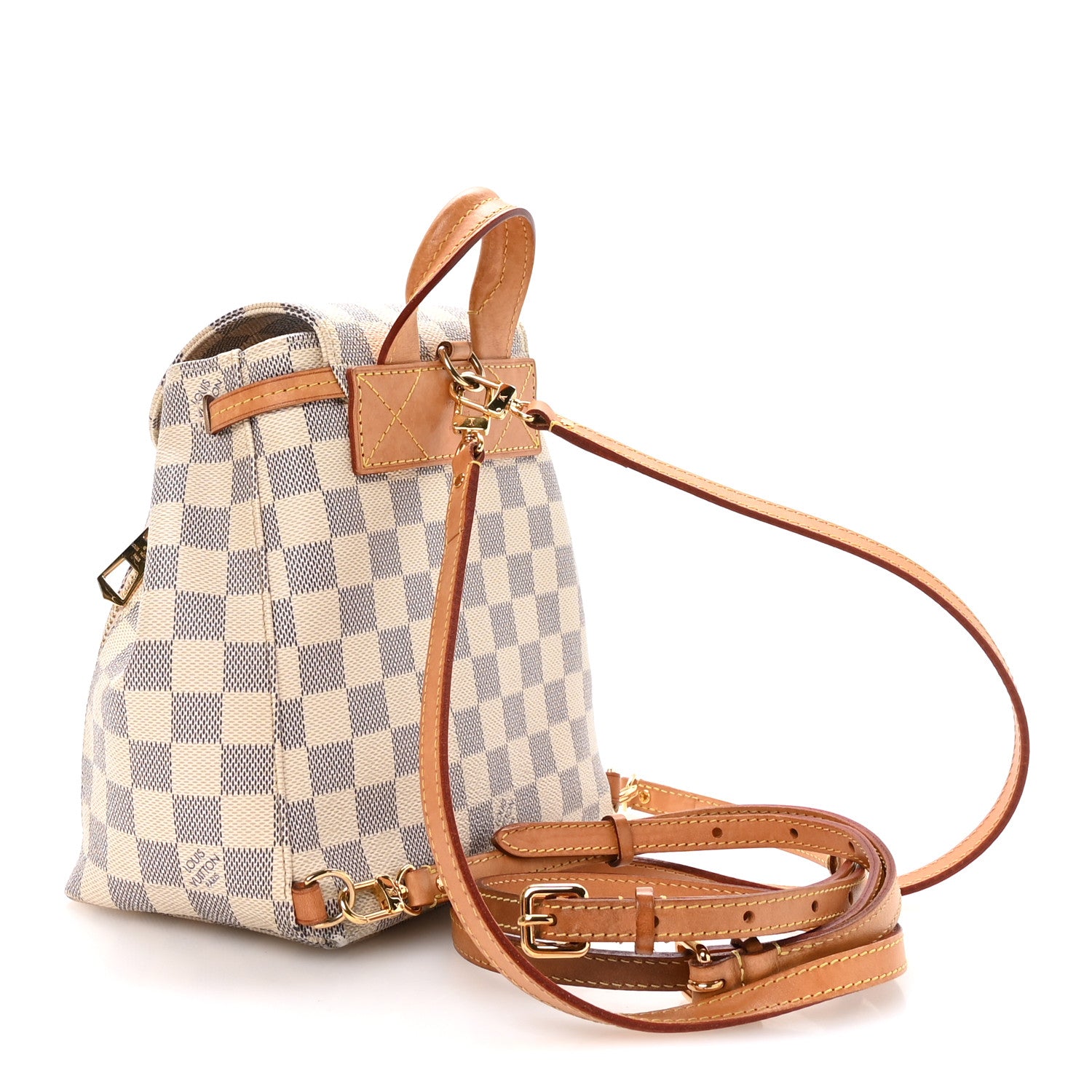 Louis Vuitton Damier Azur Sperone BB Backpack 3 of 11