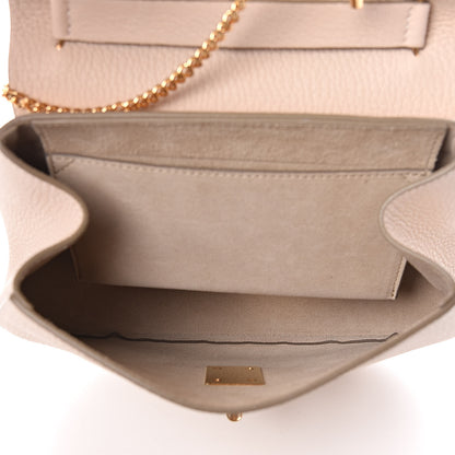 Chloe Grained Lambskin Drew Shoulder Bag Cement Pink 5 of 9