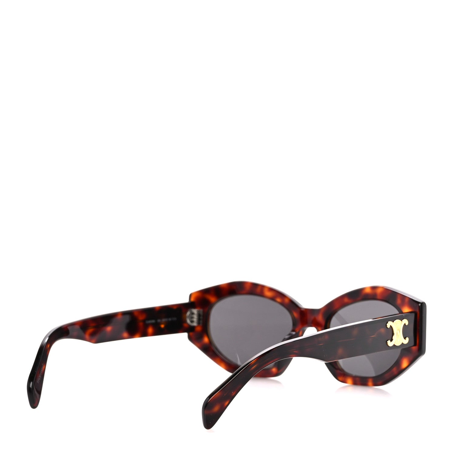 Celine Acetate Triomphe 01 Sunglasses CL 40238U Tortoise 4 of 9