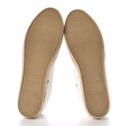 Saint Laurent Canvas Solaris Fun Star Espadrilles 39 5 of 10