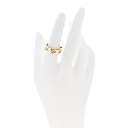 Roberto Coin 18K Yellow Gold Diamond Medium Love in Verona Band Ring 53 6.5 2 of 5