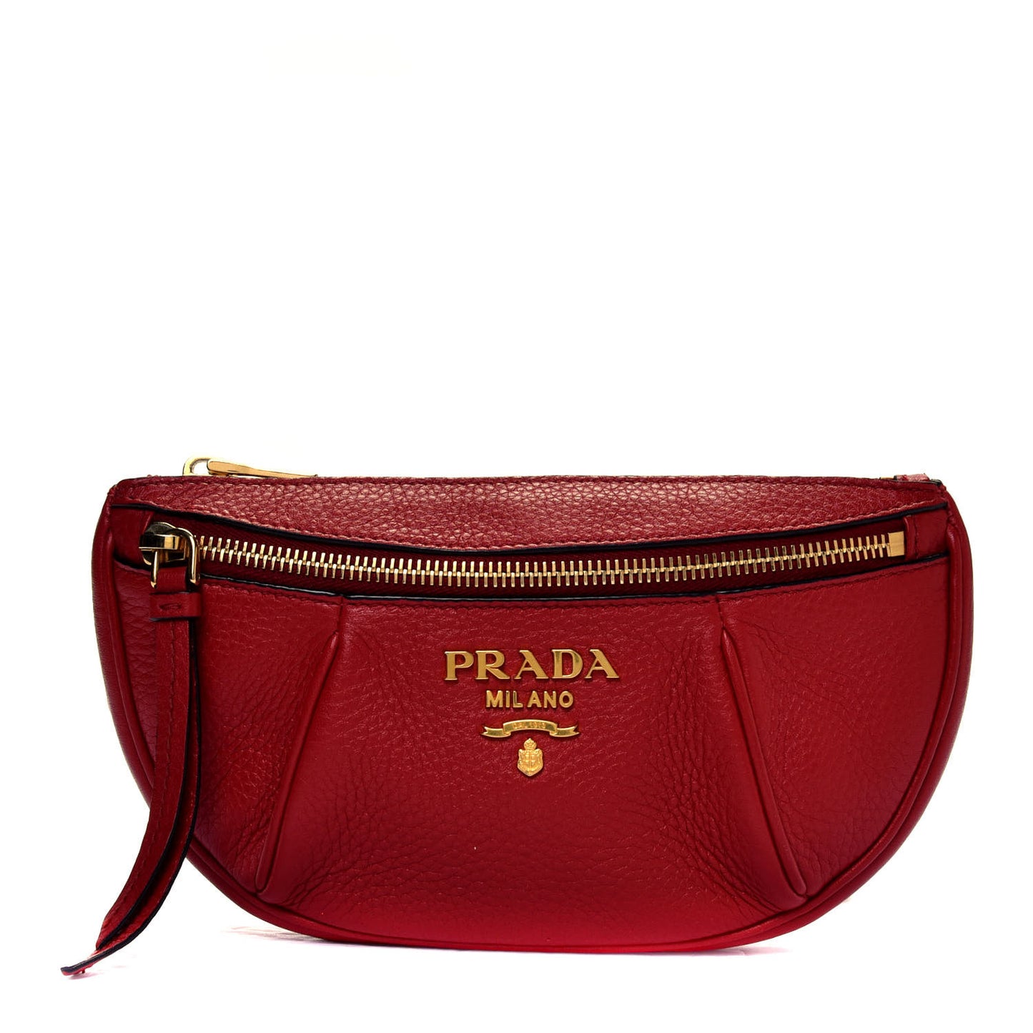 Vitello Daino Small Belt Bag Rosso