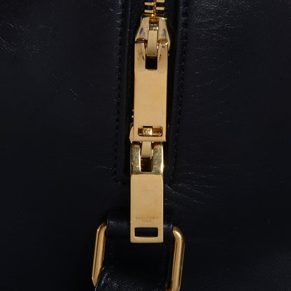 Saint Laurent Calfskin Classic Duffle 12 Black 10 of 11