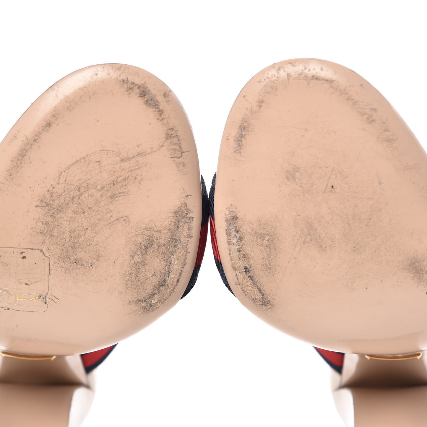 Grosgrain Web Aline High Heel Sandals 38 Oro