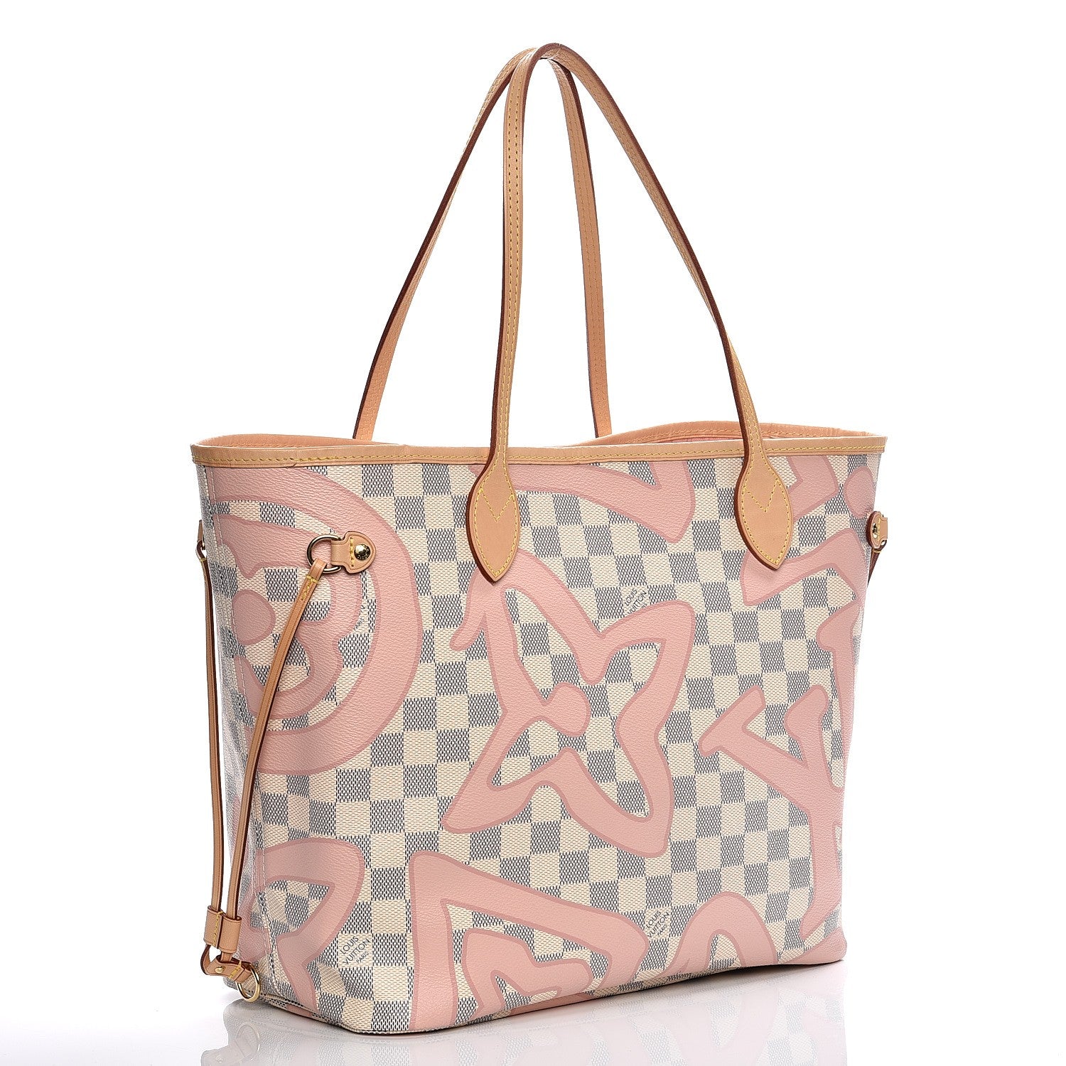 Louis Vuitton Damier Azur Tahitienne Neverfull MM 3 of 10