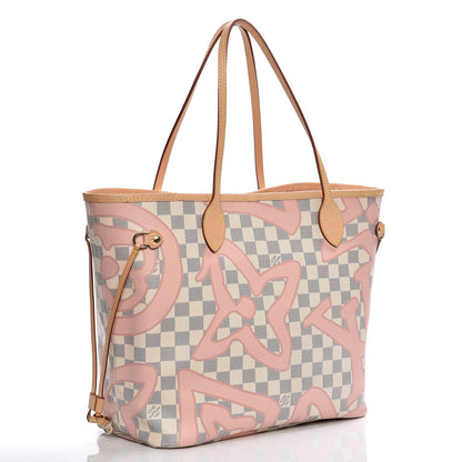 Louis Vuitton Damier Azur Tahitienne Neverfull MM 3 of 10