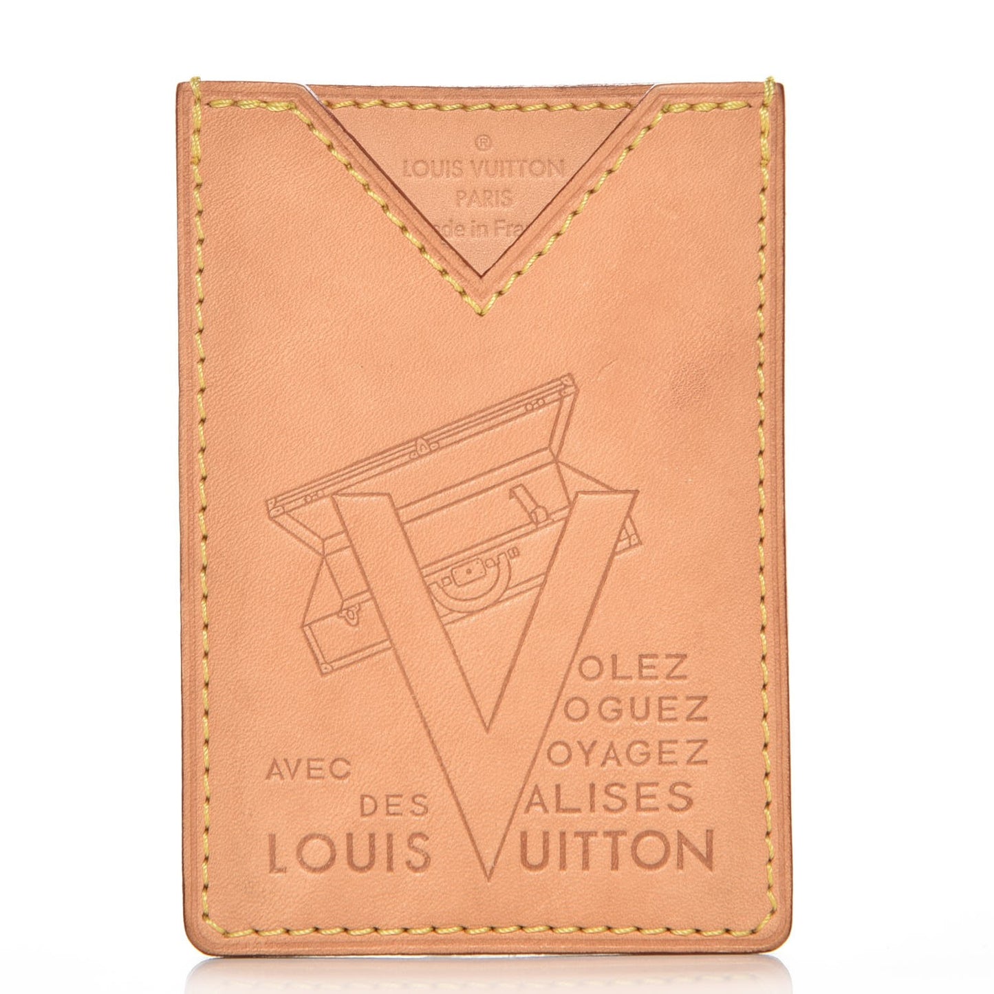 Vachetta Voyages Card Holder