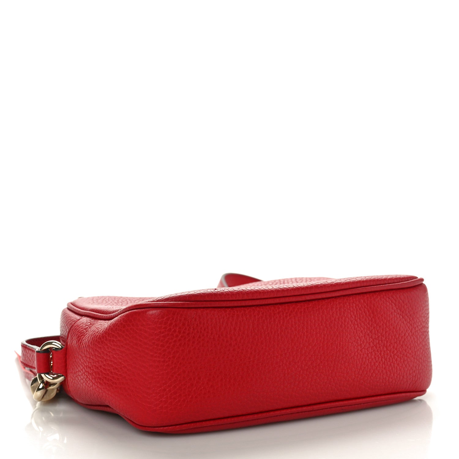 Gucci Pebbled Calfskin Small Soho Disco Bag Tabasco Red 4 of 10