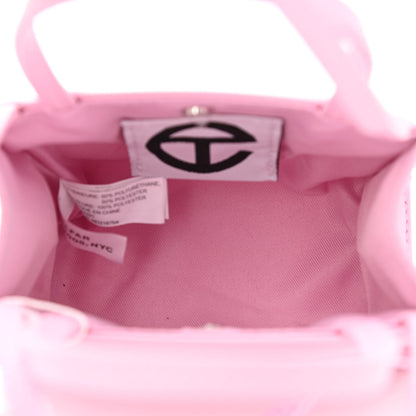 Telfar Vegan Leather Small Shopping Bag Bubblegum 5 of 9