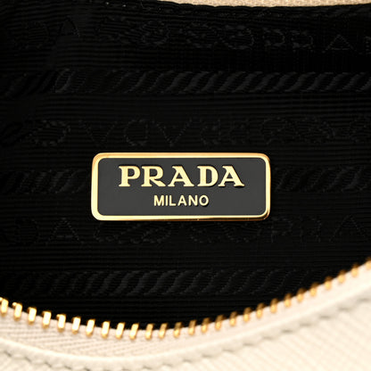 Prada Saffiano Re-Edition 2005 Shoulder Bag White 6 of 12