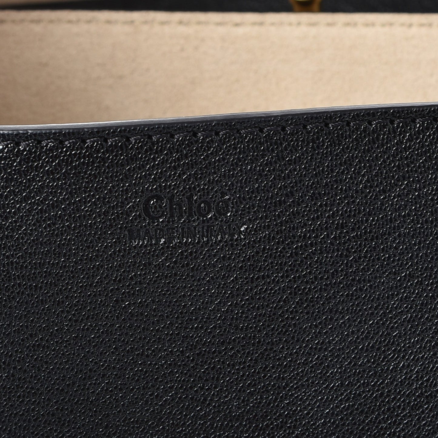 Grained Lambskin Drew Shoulder Bag Black