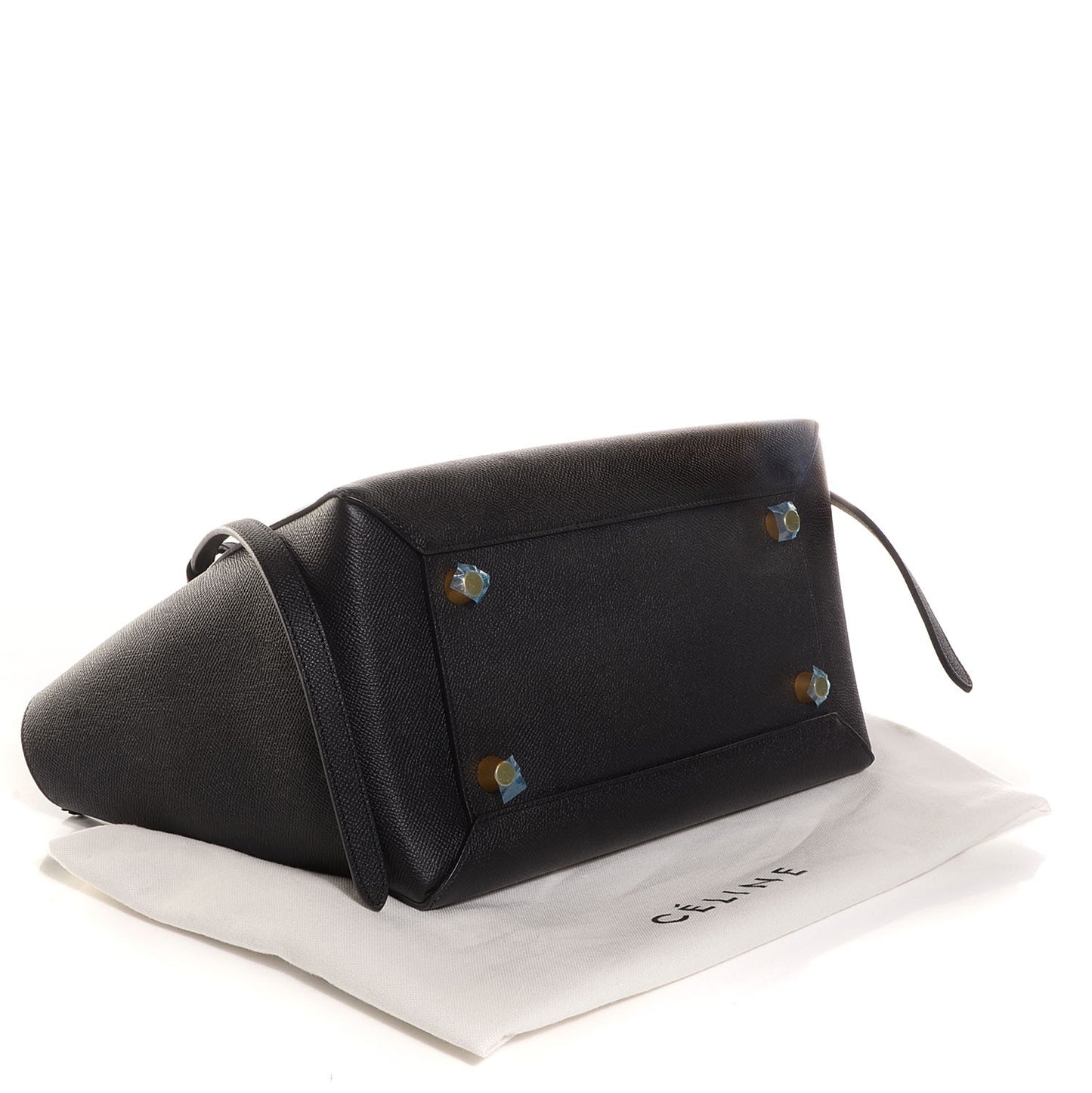 Grained Calfskin Mini Belt Bag Black