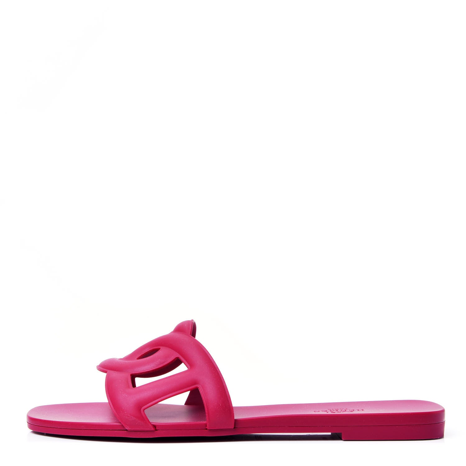 Hermes Rubber Aloha Sandals 38 Rose Baie 1 of 10