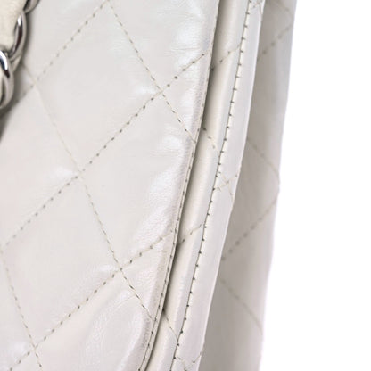 Chanel Lambskin Quilted Jumbo Single Flap White 11 of 24
