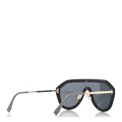 Fendi FF Fabulous Shield Sunglasses FF M0039/G/S Black 4 of 6