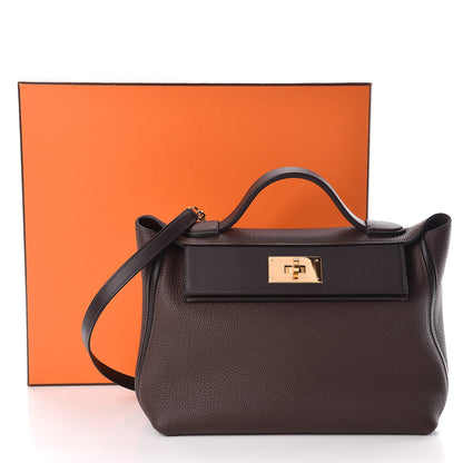 Hermes Togo Swift 24/24 29 Chocolate Ebene 10 of 10