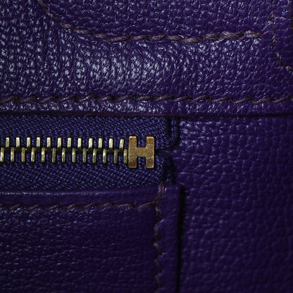 Hermes Taurillon Clemence Birkin 30 Iris 20 of 33