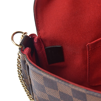 Louis Vuitton Damier Ebene Favorite MM 7 of 11