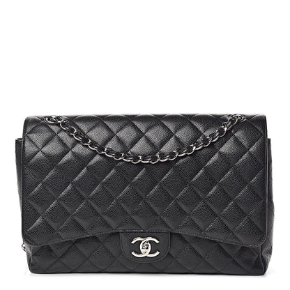 Chanel Caviar Quilted Maxi Double Flap Black 1 of 14
