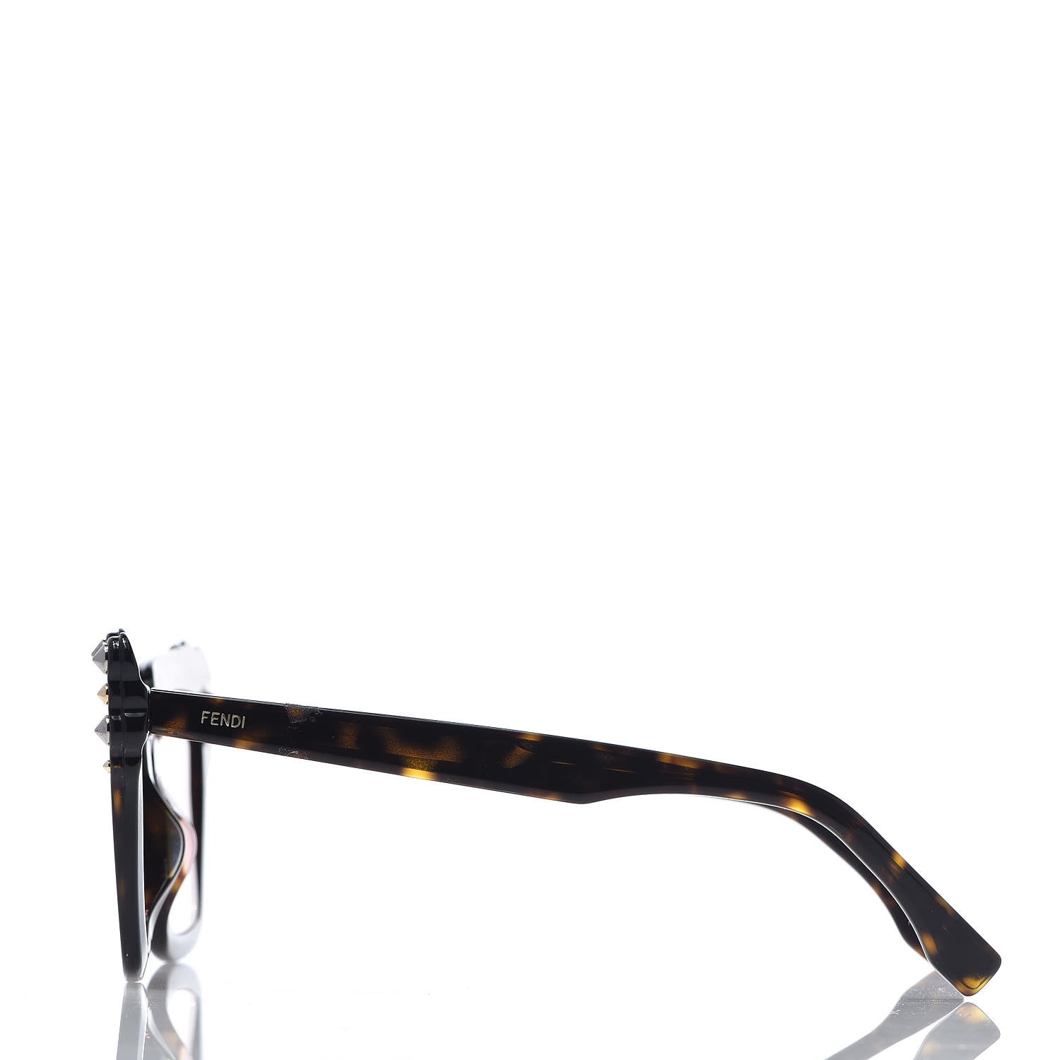 Fendi Studded Can Eye Sunglasses FF 0260/S Havana 3 of 8