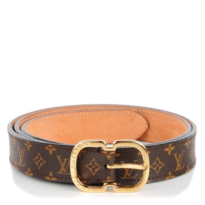 Louis Vuitton Monogram Mini 25mm Belt 85 34 1 of 8