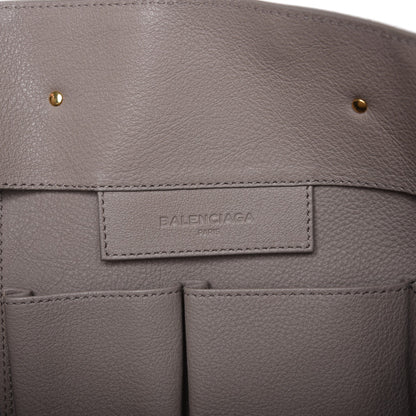 Balenciaga Grained Calfskin Gold Metallic Edge Hardware Papier A4 Tote Beige 6 of 8