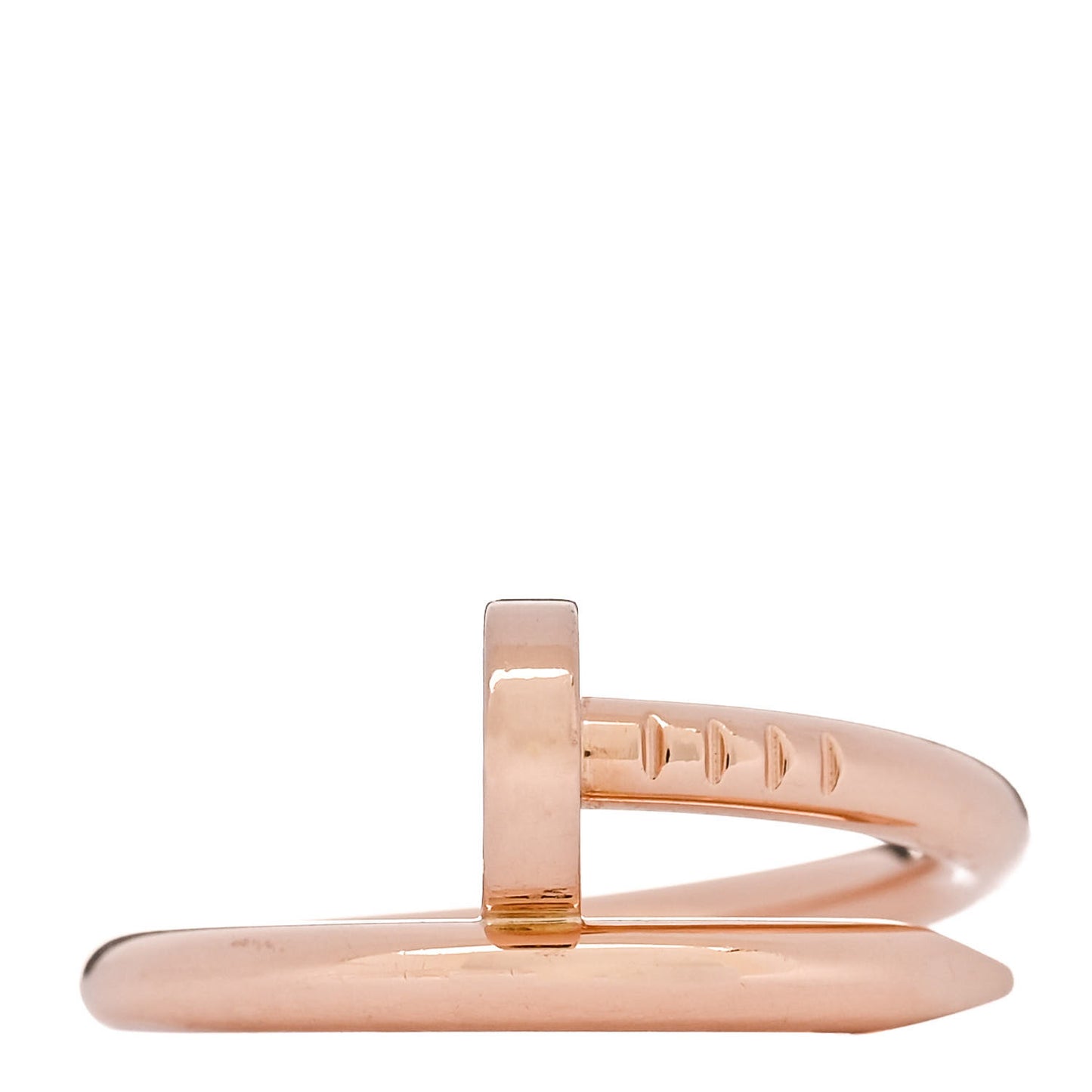 18K Pink Gold Juste Un Clou Ring 54 6.75