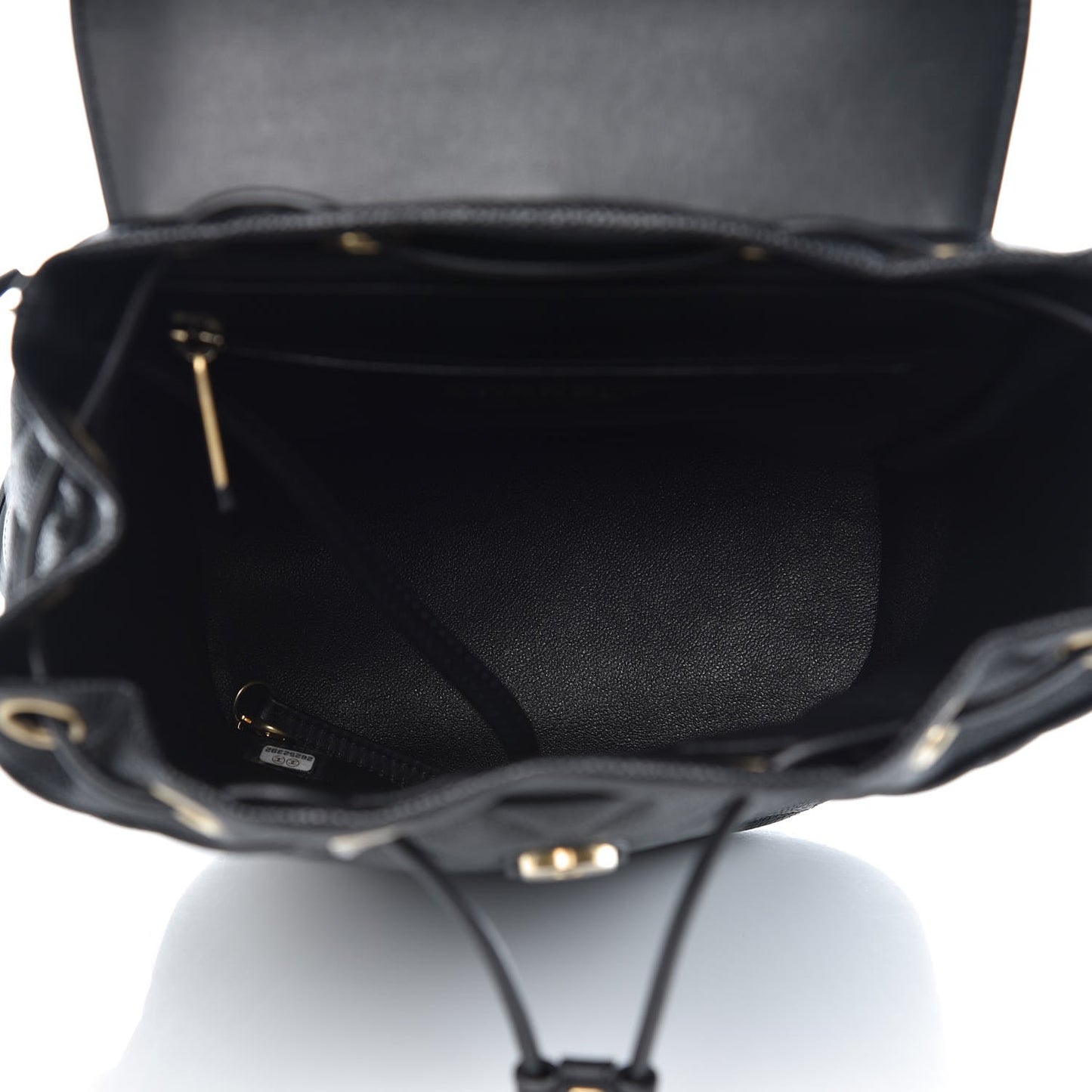 Caviar Quilted Filigree Backpack Black