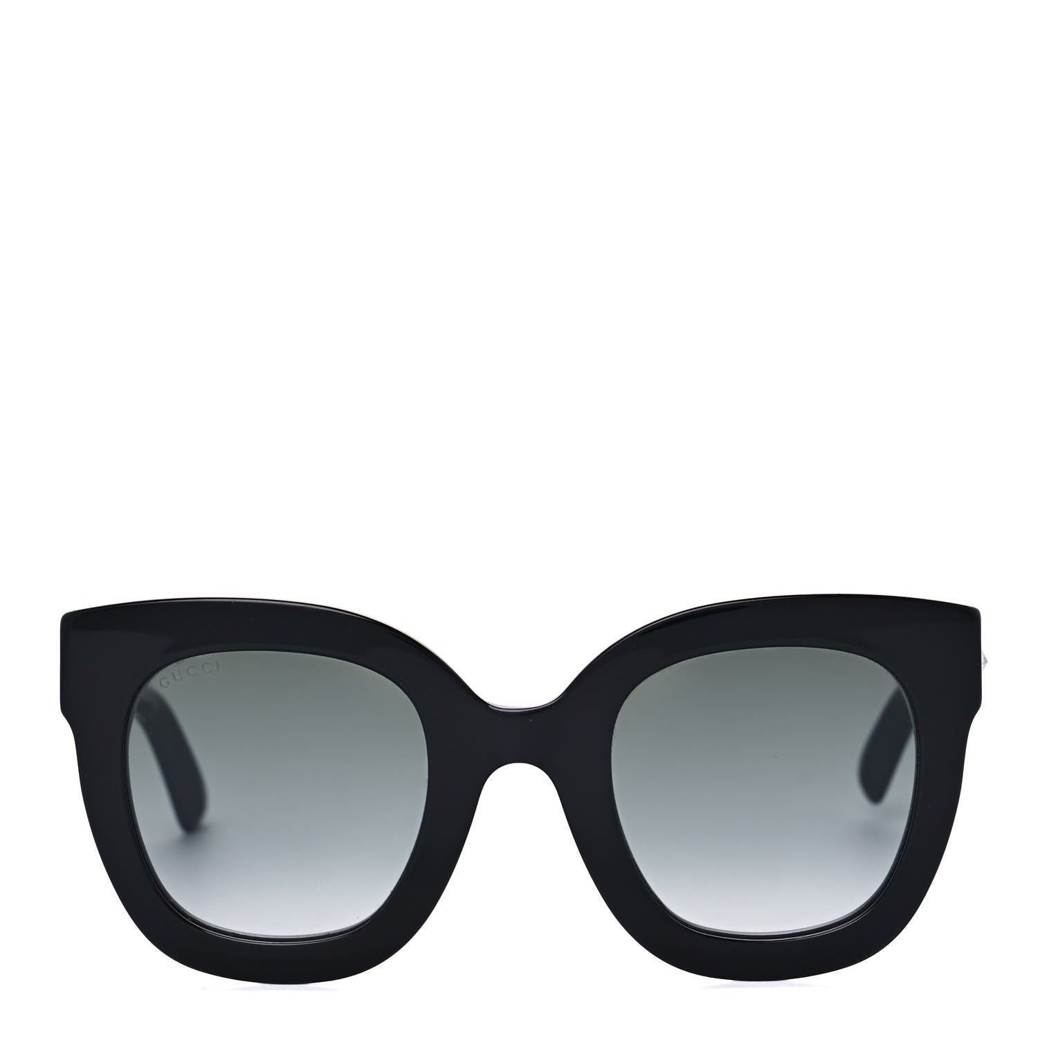 Gucci Round Frame Star Sunglasses GG0208S Black 2 of 9