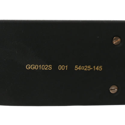 Gucci Square Frame GG0102S Sunglasses Glitter Black 6 of 7
