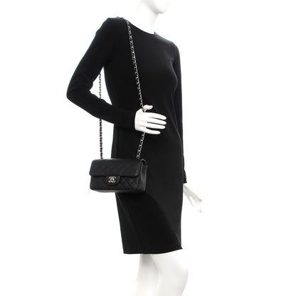 Chanel Caviar Quilted Mini Rectangular Flap Black 2 of 8