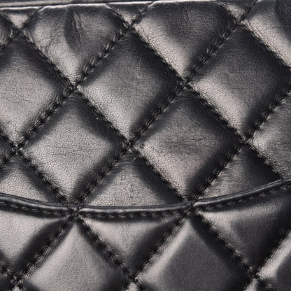 Chanel Lambskin Quilted Large Camera Case Black 17 of 17