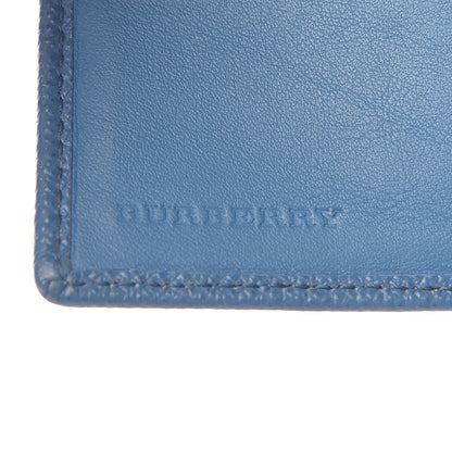 Burberry London Grainy Calfskin Bi-Fold Wallet Blue 6 of 11