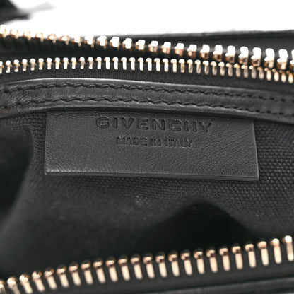 Givenchy Calfskin Crocodile Embossed Small Antigona Black 6 of 11