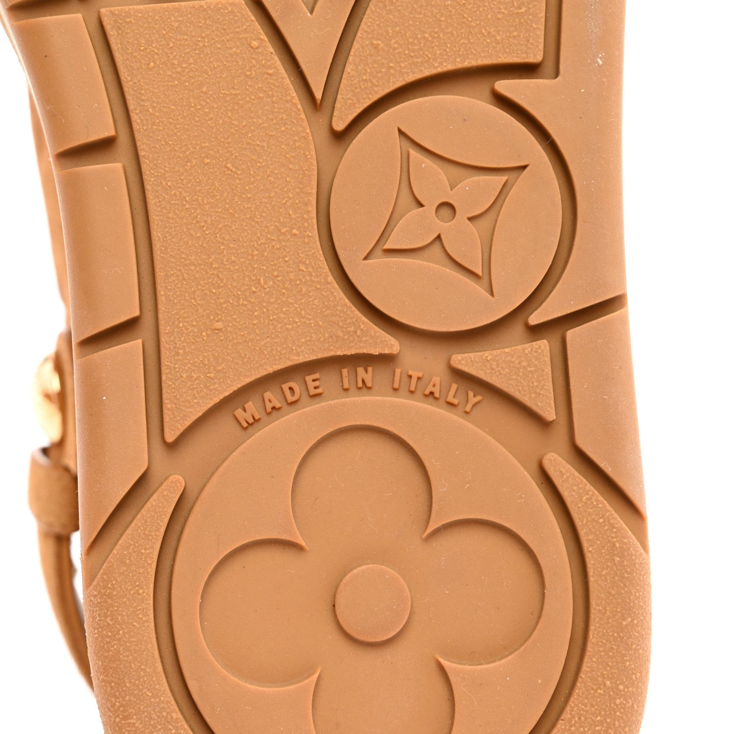 Louis Vuitton Suede Calfskin Embossed Monogram Aspen Platform Clog Mules 36.5 Cognac Brown 7 of 8