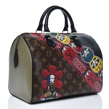 Louis Vuitton Monogram Kabuki Speedy 30 3 of 8