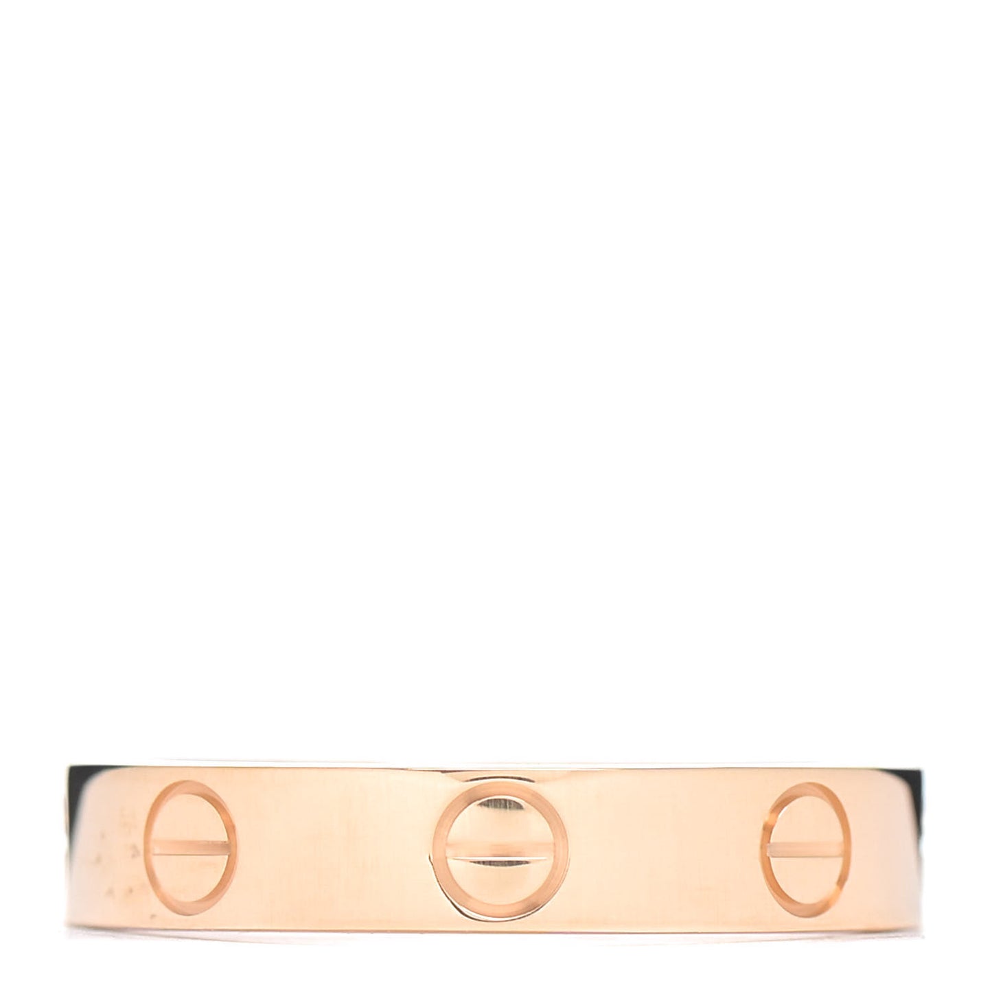 18K Yellow Gold 3.5mm LOVE Wedding Band Ring 52 6