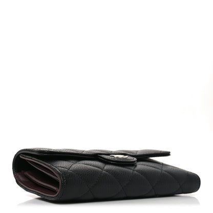 Chanel Caviar Quilted Medium Flap Wallet Black 4 of 9